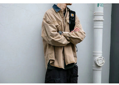 Garment Dyed Cargo Overshirt