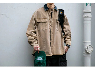 Garment Dyed Cargo Overshirt
