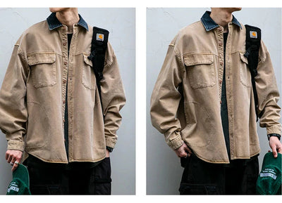 Garment Dyed Cargo Overshirt
