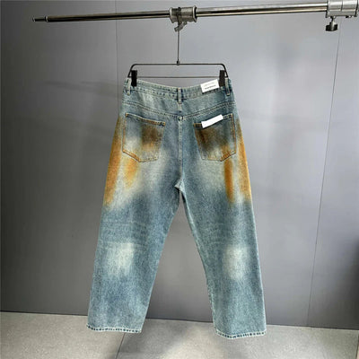Copper Dust Baggy Denim Jeans