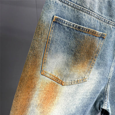 Copper Dust Baggy Denim Jeans