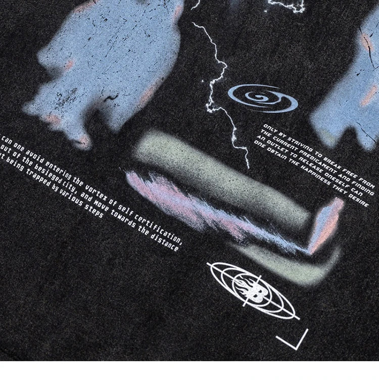 Cyber Escape Acid Wash T-Shirt
