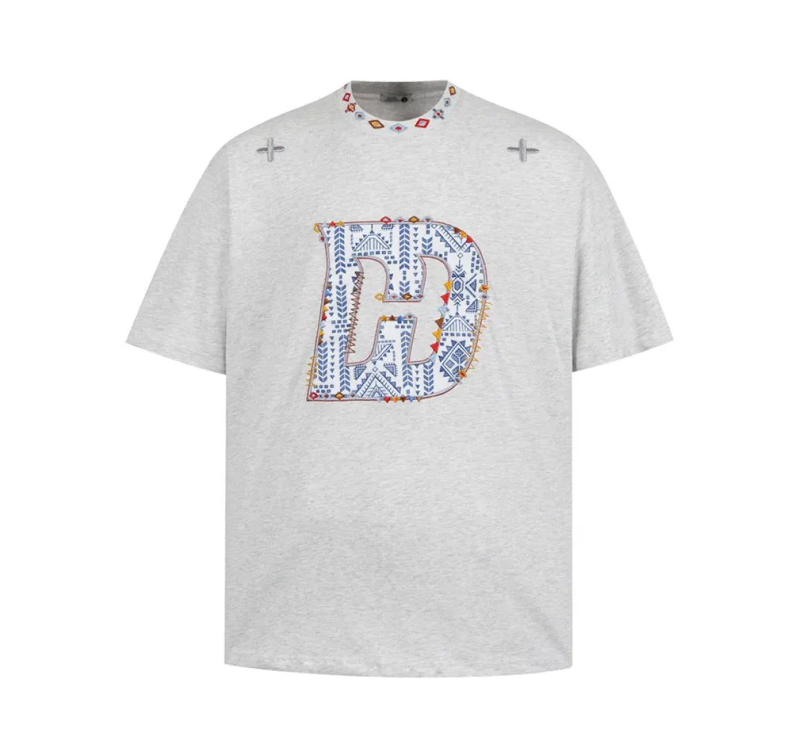 DARK HARVEST AZTQ Applique T-Shirt
