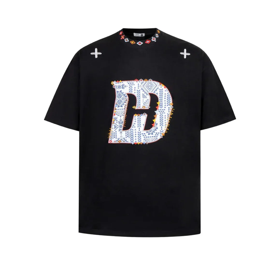 DARK HARVEST AZTQ Applique T-Shirt