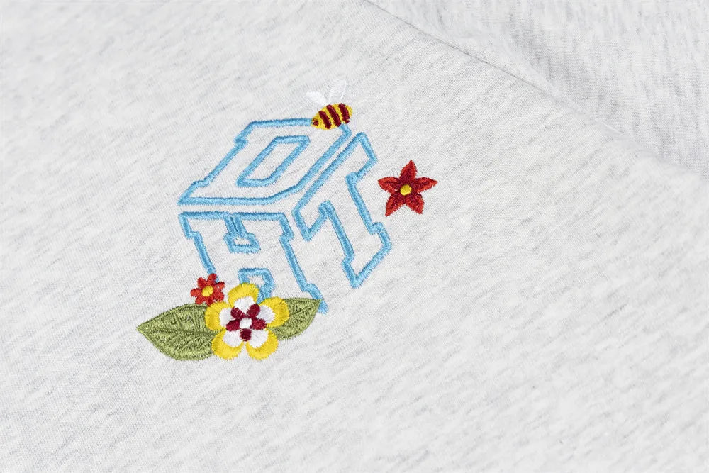 DARK HARVEST Floral Sleeve T-Shirt