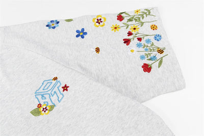 DARK HARVEST Floral Sleeve T-Shirt