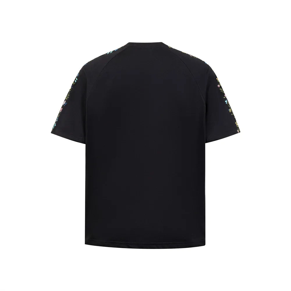 DARK HARVEST Flower Embroidery T-Shirt