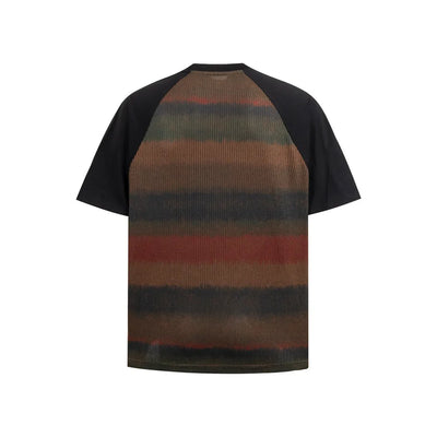DARK HARVEST Tie-Dye Knit Texture T-Shirt