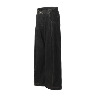 DarkWash Barrel Leg Jeans