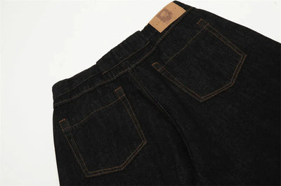 DarkWash Barrel Leg Jeans