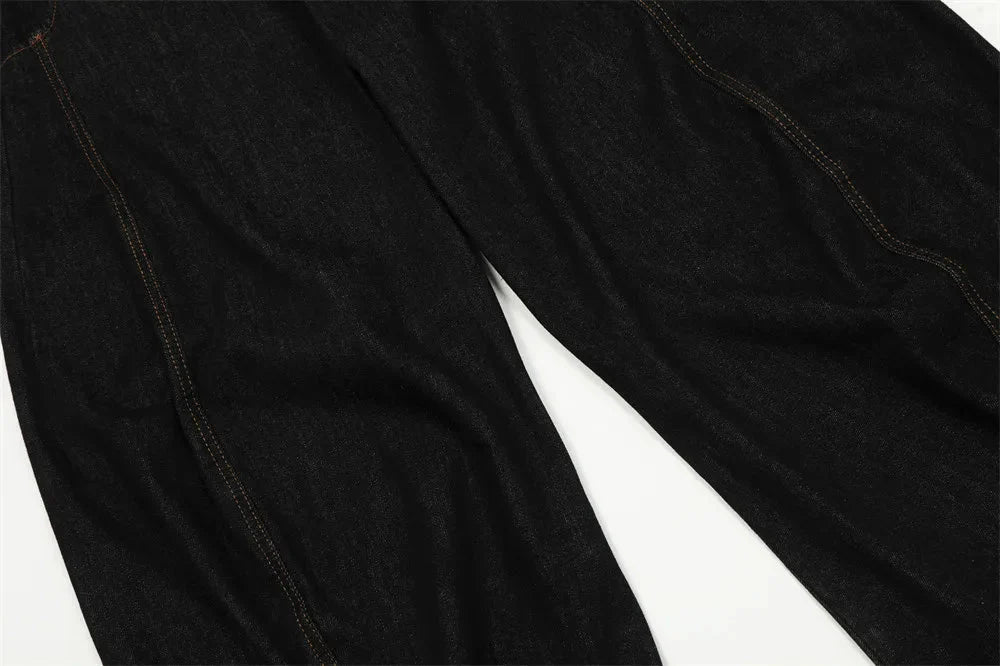 DarkWash Barrel Leg Jeans