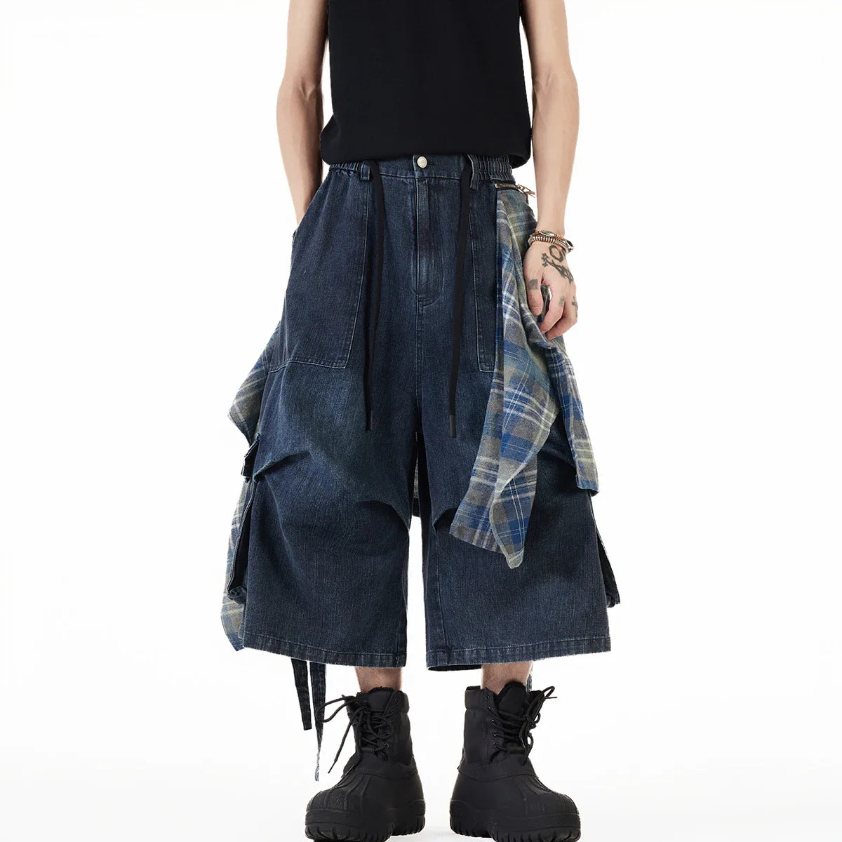 Deconstructed Flannel Jorts