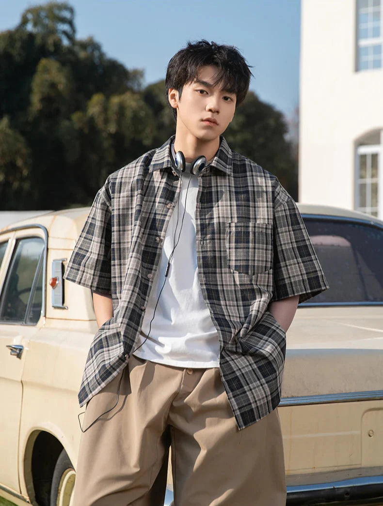 Drop Sleeve Check Shirt