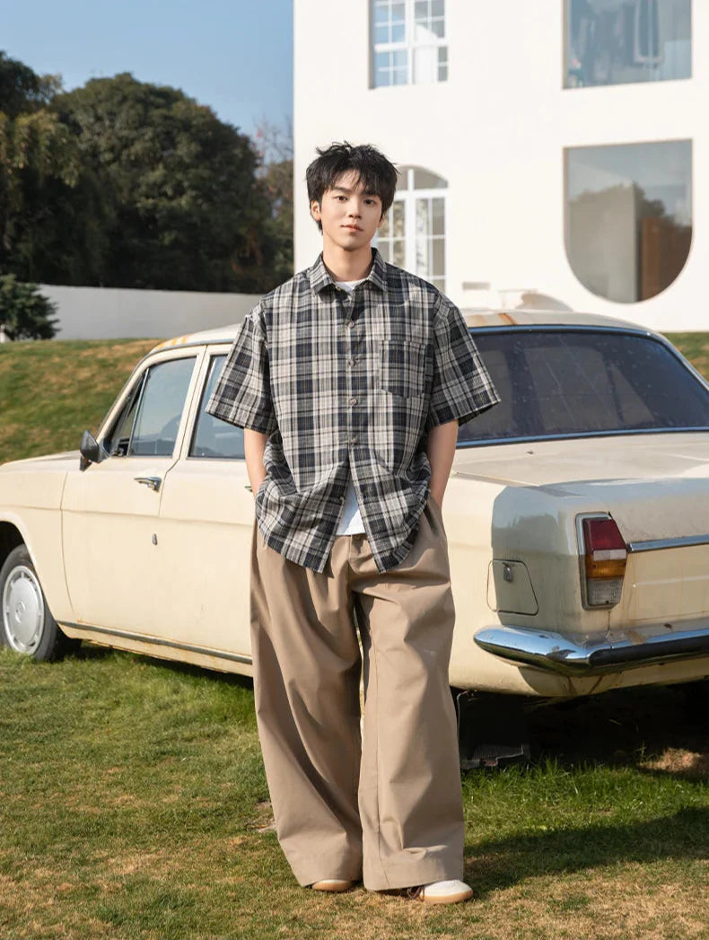 Drop Sleeve Check Shirt