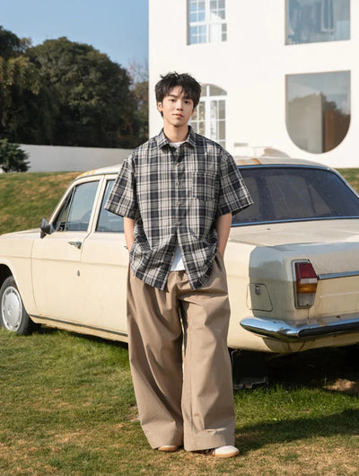 Drop Sleeve Check Shirt