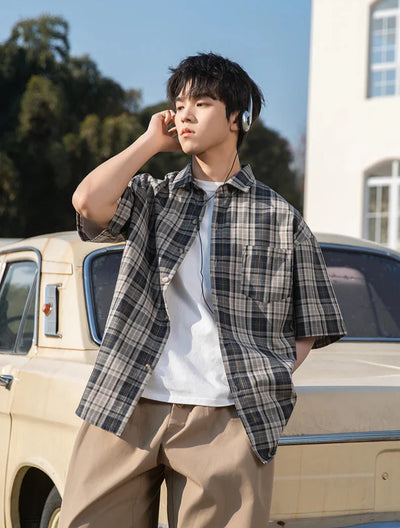 Drop Sleeve Check Shirt
