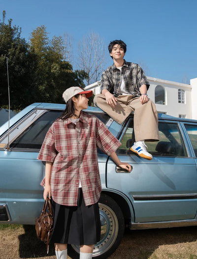Drop Sleeve Check Shirt