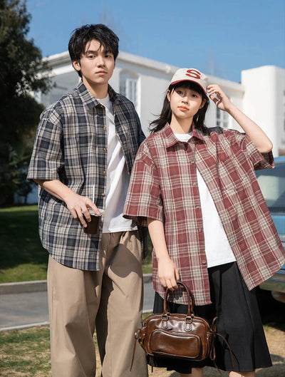 Drop Sleeve Check Shirt