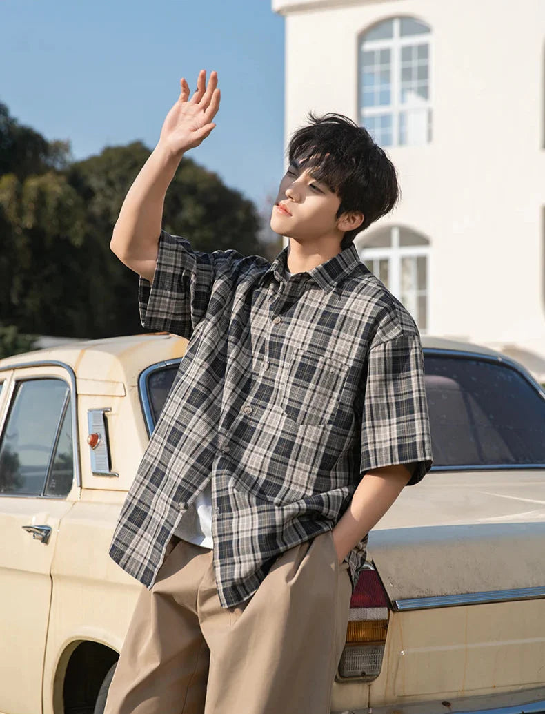 Drop Sleeve Check Shirt