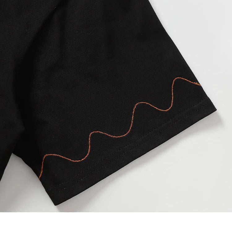 Embroidered Patch T-Shirt