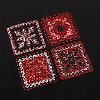 Embroidered Patch T-Shirt