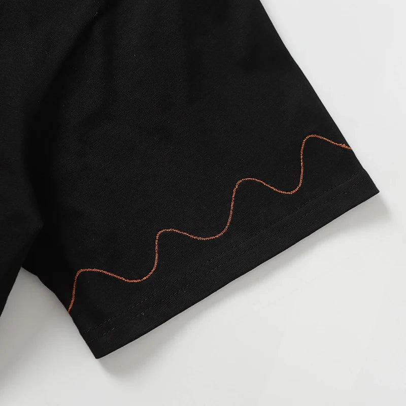 Embroidered Patch T-Shirt