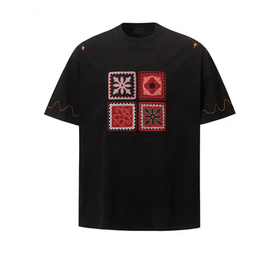Embroidered Patch T-Shirt
