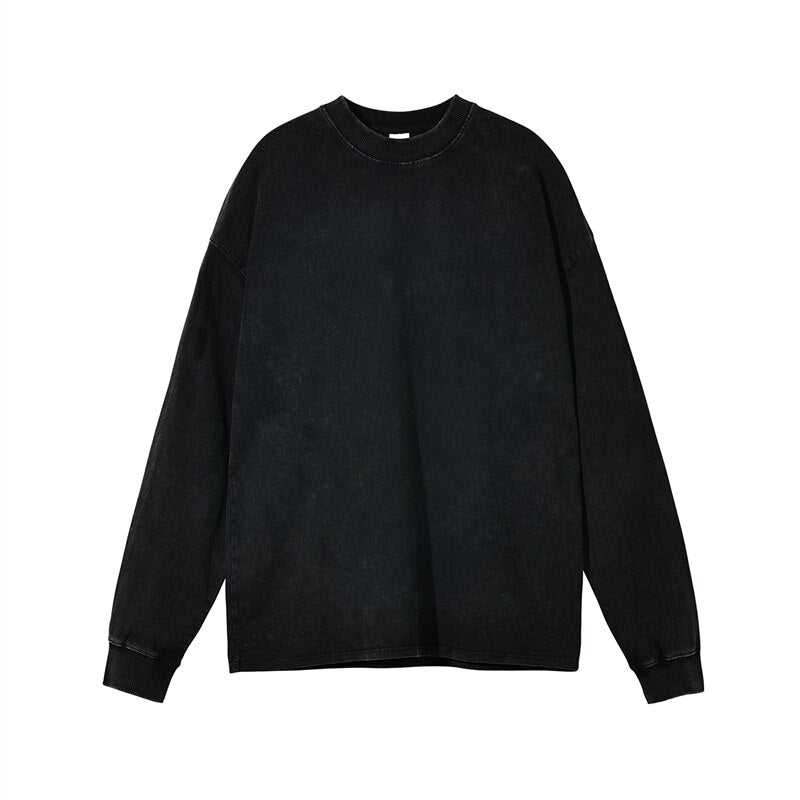 Essential Acid Washed Long Sleeve T-Shirt