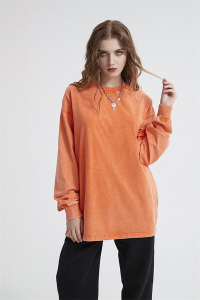 Essential Acid Washed Long Sleeve T-Shirt