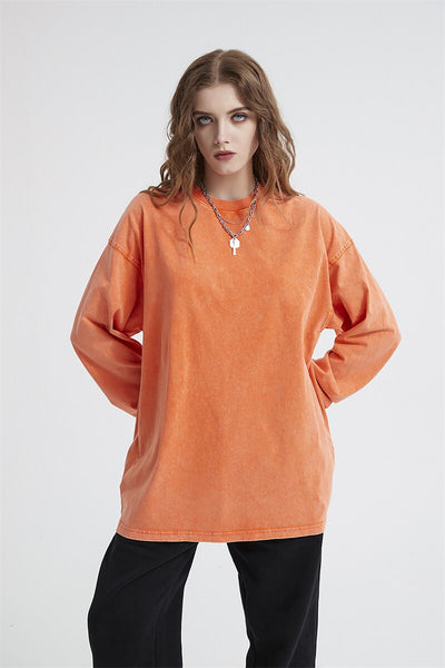Essential Acid Washed Long Sleeve T-Shirt