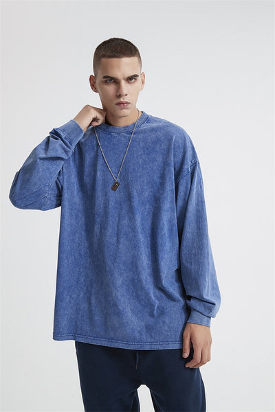 Essential Acid Washed Long Sleeve T-Shirt