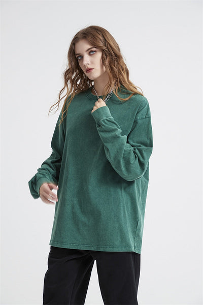 Essential Acid Washed Long Sleeve T-Shirt