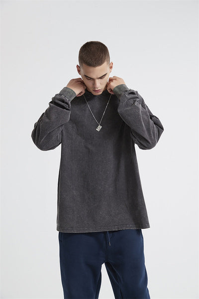 Essential Acid Washed Long Sleeve T-Shirt