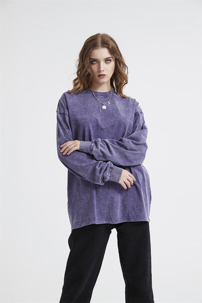 Essential Acid Washed Long Sleeve T-Shirt