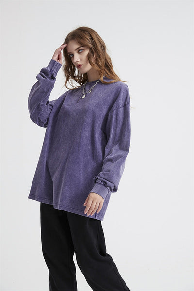Essential Acid Washed Long Sleeve T-Shirt