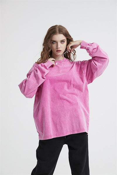 Essential Acid Washed Long Sleeve T-Shirt