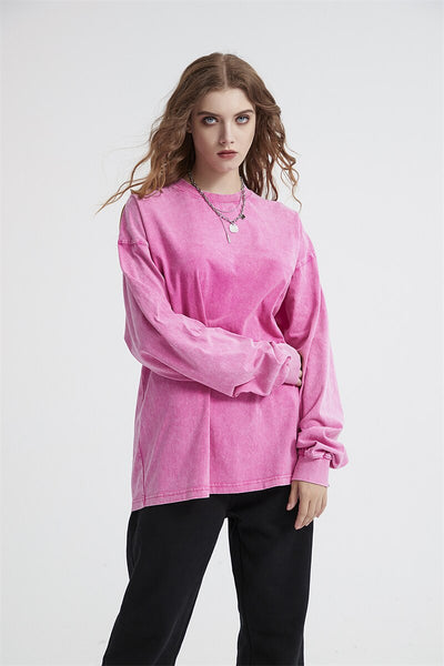 Essential Acid Washed Long Sleeve T-Shirt