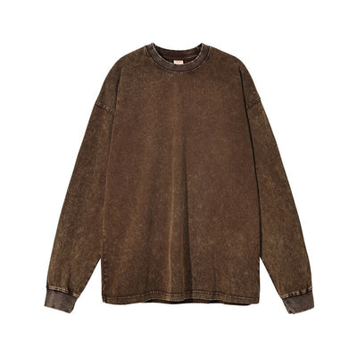 Essential Acid Washed Long Sleeve T-Shirt