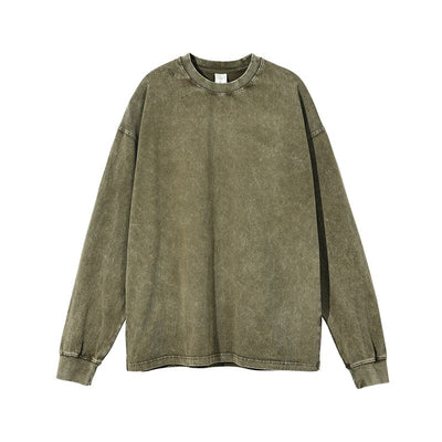 Essential Acid Washed Long Sleeve T-Shirt
