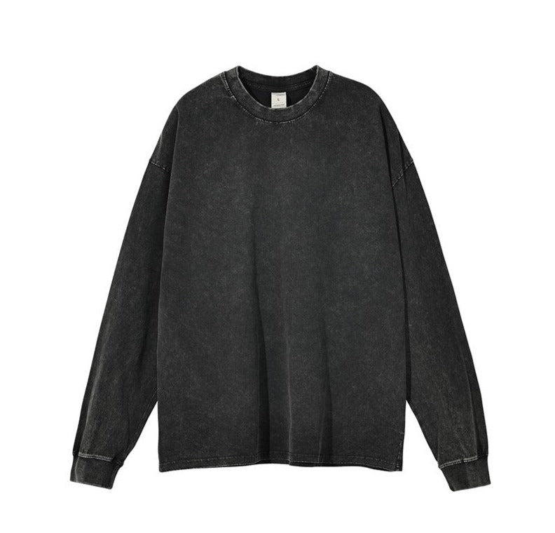 Essential Acid Washed Long Sleeve T-Shirt
