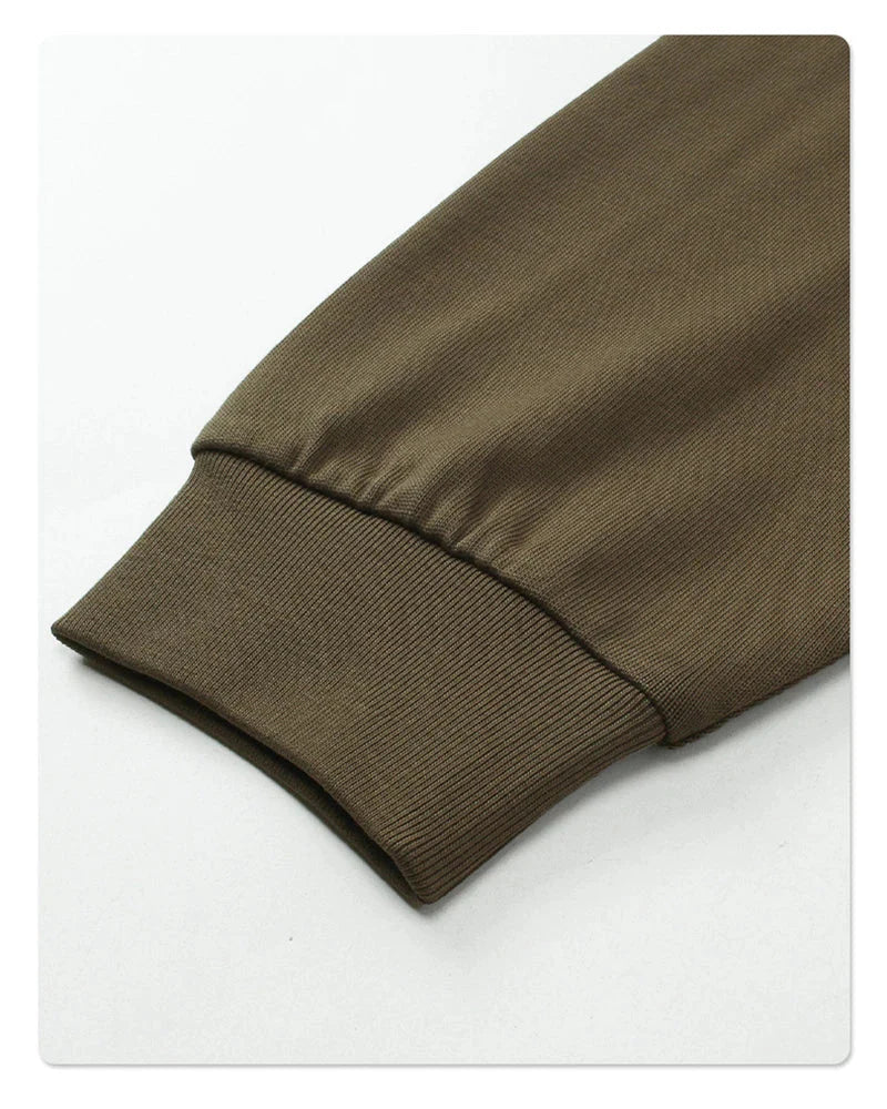Essential Mock Double Layer Long Sleeve T-Shirt