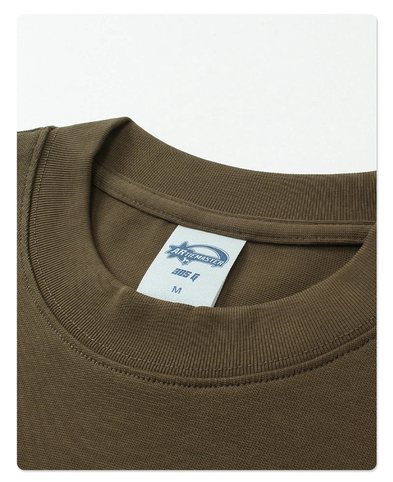 Essential Mock Double Layer Long Sleeve T-Shirt