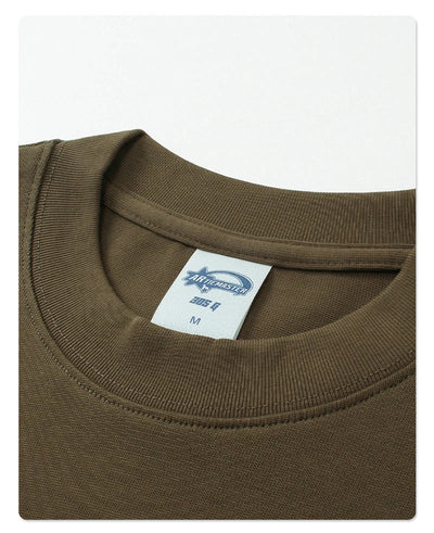 Essential Mock Double Layer Long Sleeve T-Shirt