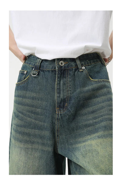 Extra Long Length Vintage Wash Jorts
