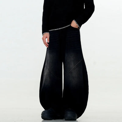 Extreme Balloon Fit Black Wash Jeans
