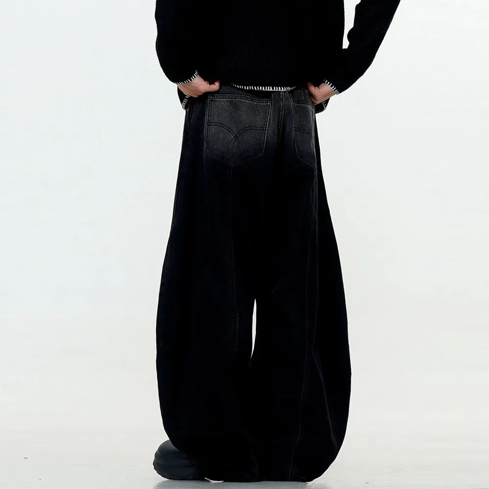 Extreme Balloon Fit Black Wash Jeans