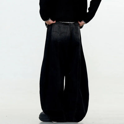 Extreme Balloon Fit Black Wash Jeans