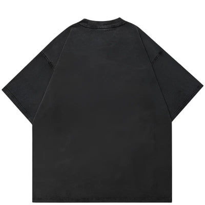 'Fall in Love with You' Acid Washed Graphic T-Shirt