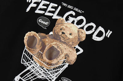 'Feel Good' Teddybear Hoodie