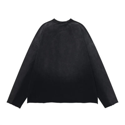 'Flames of Desire' Deconstructed Sweatshirt